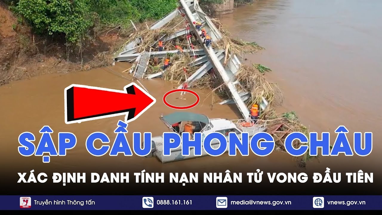 Tin tức 24h tối 15/9: Nạn nhân đầu tiên được tìm thấy vụ sập cầu Phong Châu, cách hiện trường 10km