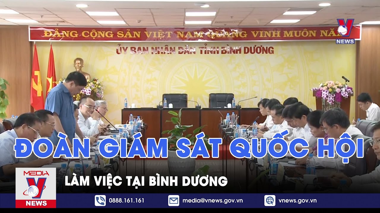 Đoàn giám sát Quốc hội làm việc tại Bình Dương - VNews