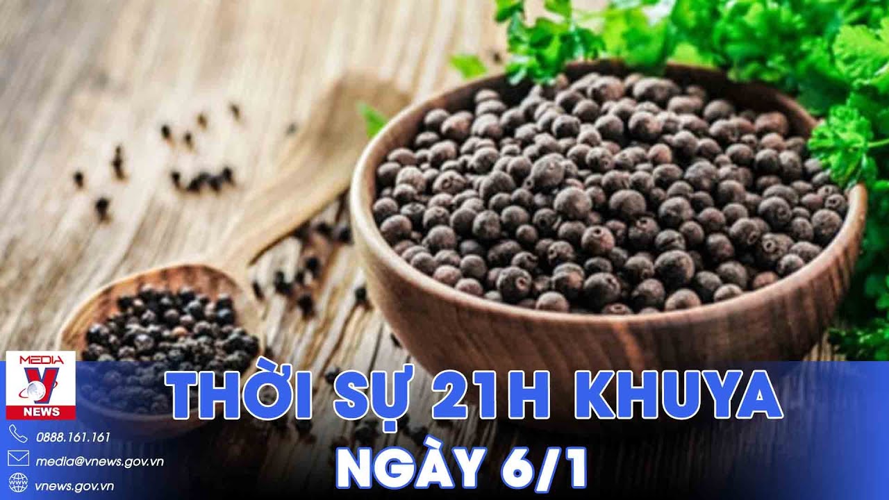 Thời sự 21h khuya ngày 6/1. Việt Nam dẫn đầu về xuất khẩu hạt tiêu sang Mỹ - VNews