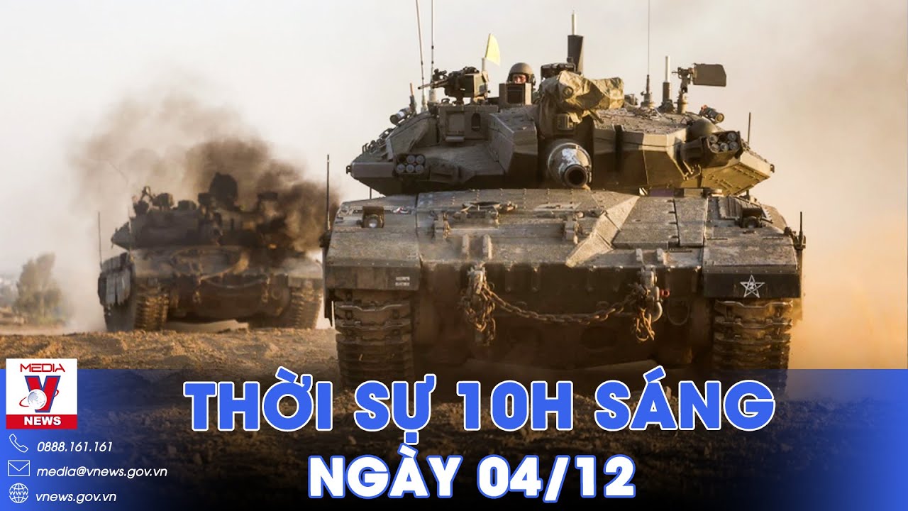 Thời sự 10h sáng 4/12. Hamas tuyên bố tấn công Tel Aviv; Đâm dao ở Mỹ, ít nhất 4 người thiệt mạng