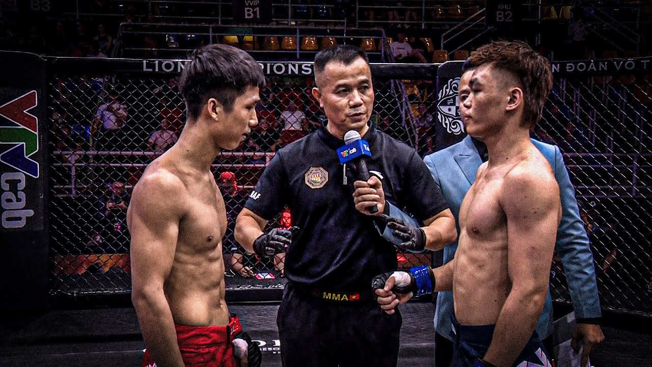 Cú siết như thép của võ sĩ Liên Phong MMA khiến trận đấu kết thúc đầy bàng hoàng