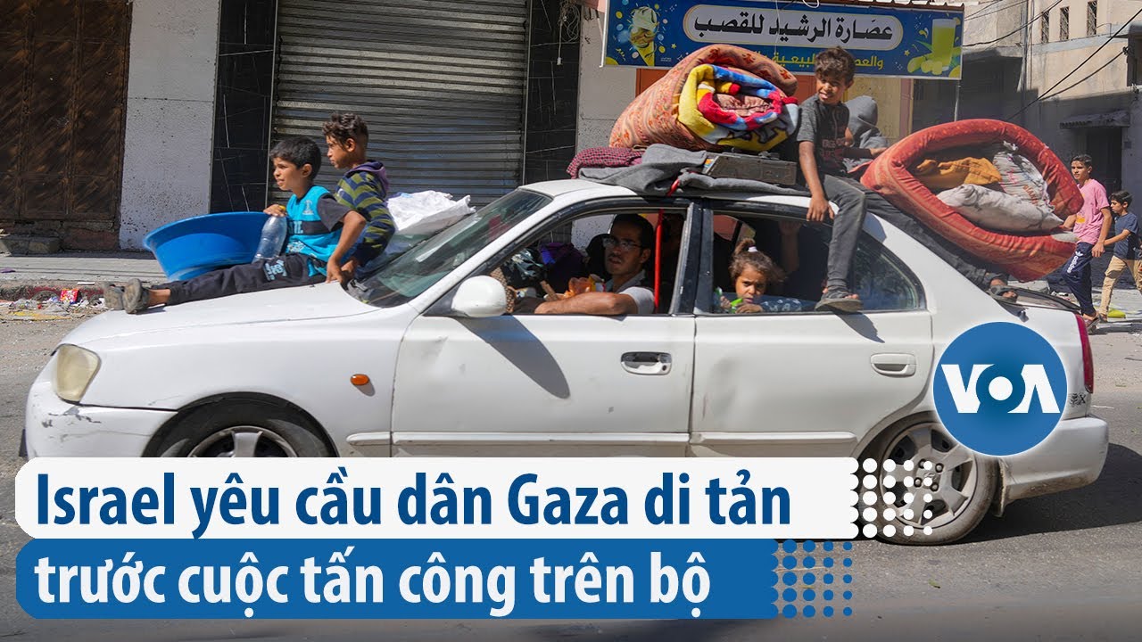 Israel yêu cầu dân Gaza di tản trước cuộc tấn công trên bộ | VOA Tiếng Việt