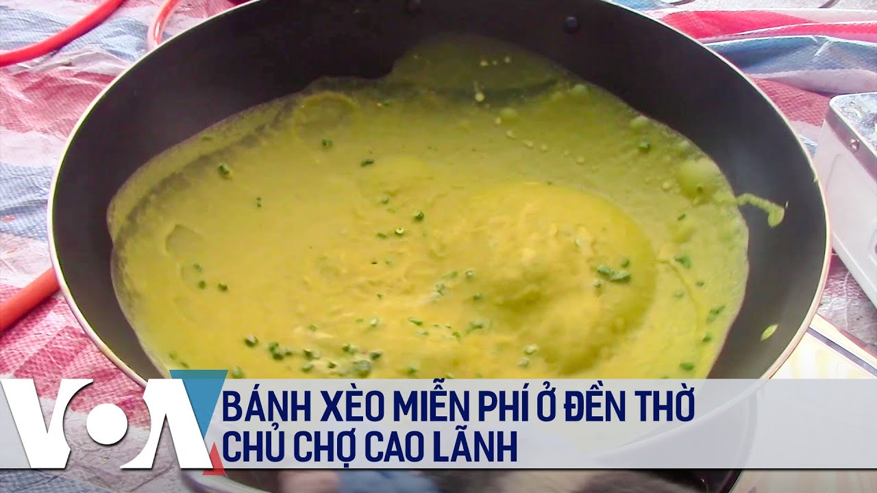 Bánh xèo miễn phí ở đền thờ chủ chợ Cao Lãnh | VOA Tiếng Việt