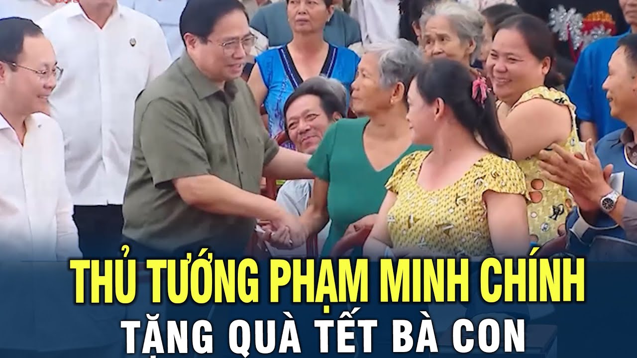 Thủ tướng Chính Phủ Phạm Minh Chính thăm, tặng quà chúc tết tại Cần Thơ