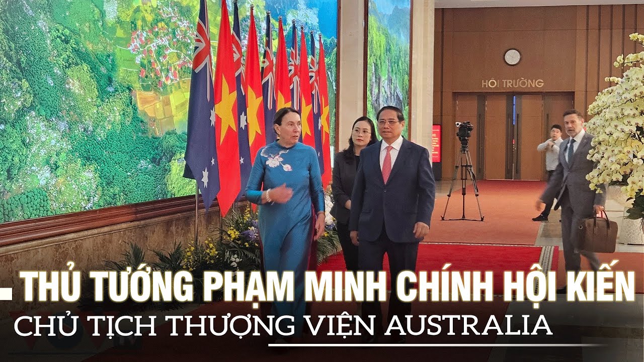 Thủ tướng Phạm Minh Chính hội kiến Chủ tịch Thượng viện Australia | VOVTV