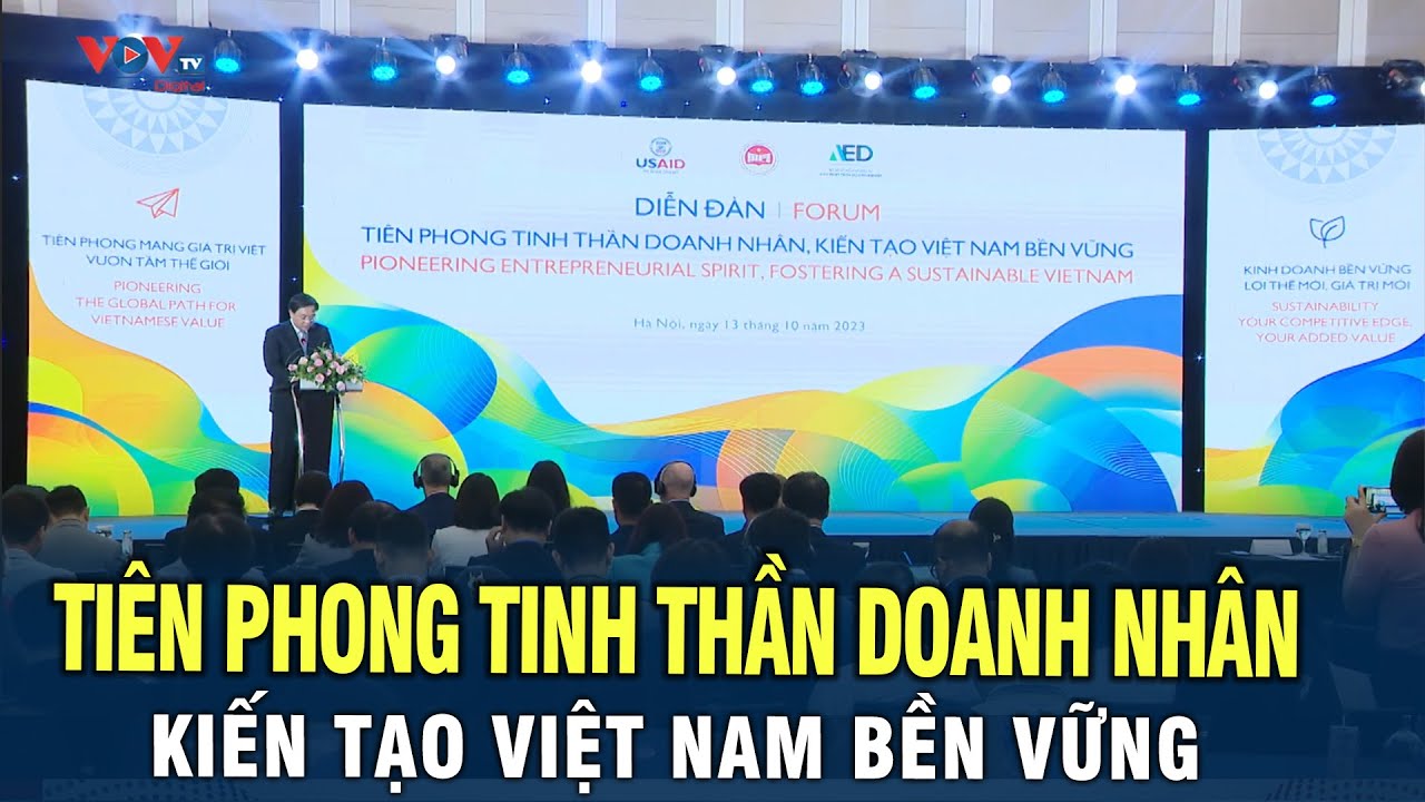 Tiên Phong Tinh Thần Doanh Nhân, Kiến Tạo Việt Nam Bền Vững