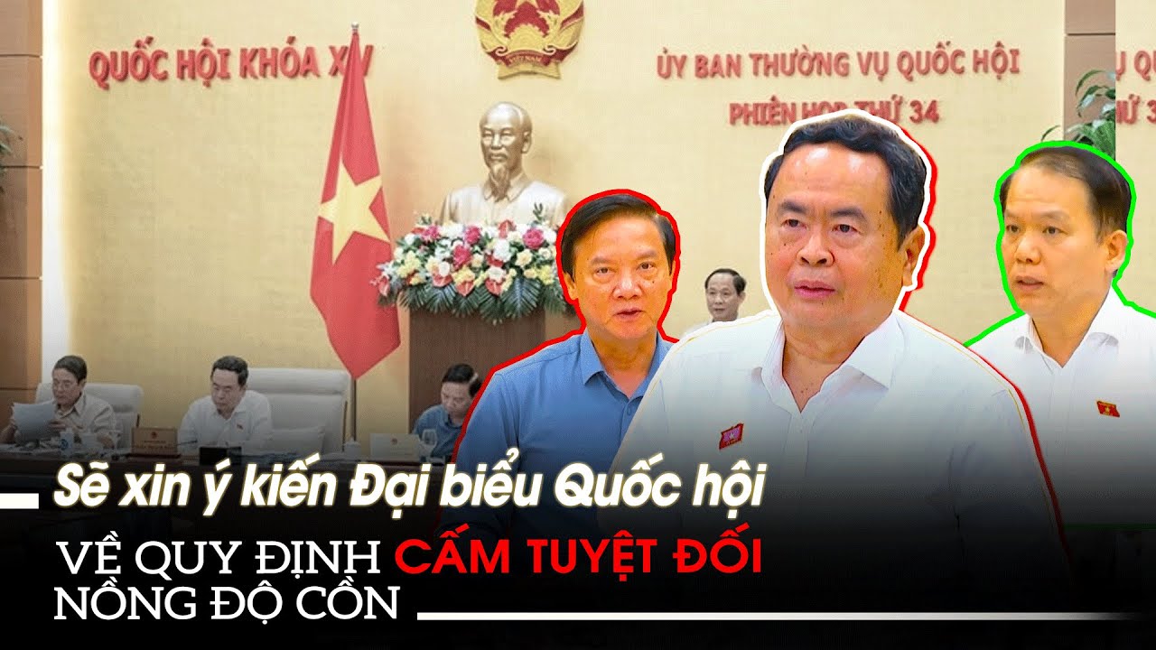 Sẽ xin ý kiến đại biểu Quốc hội về quy định cấm tuyệt đối nồng độ cồn