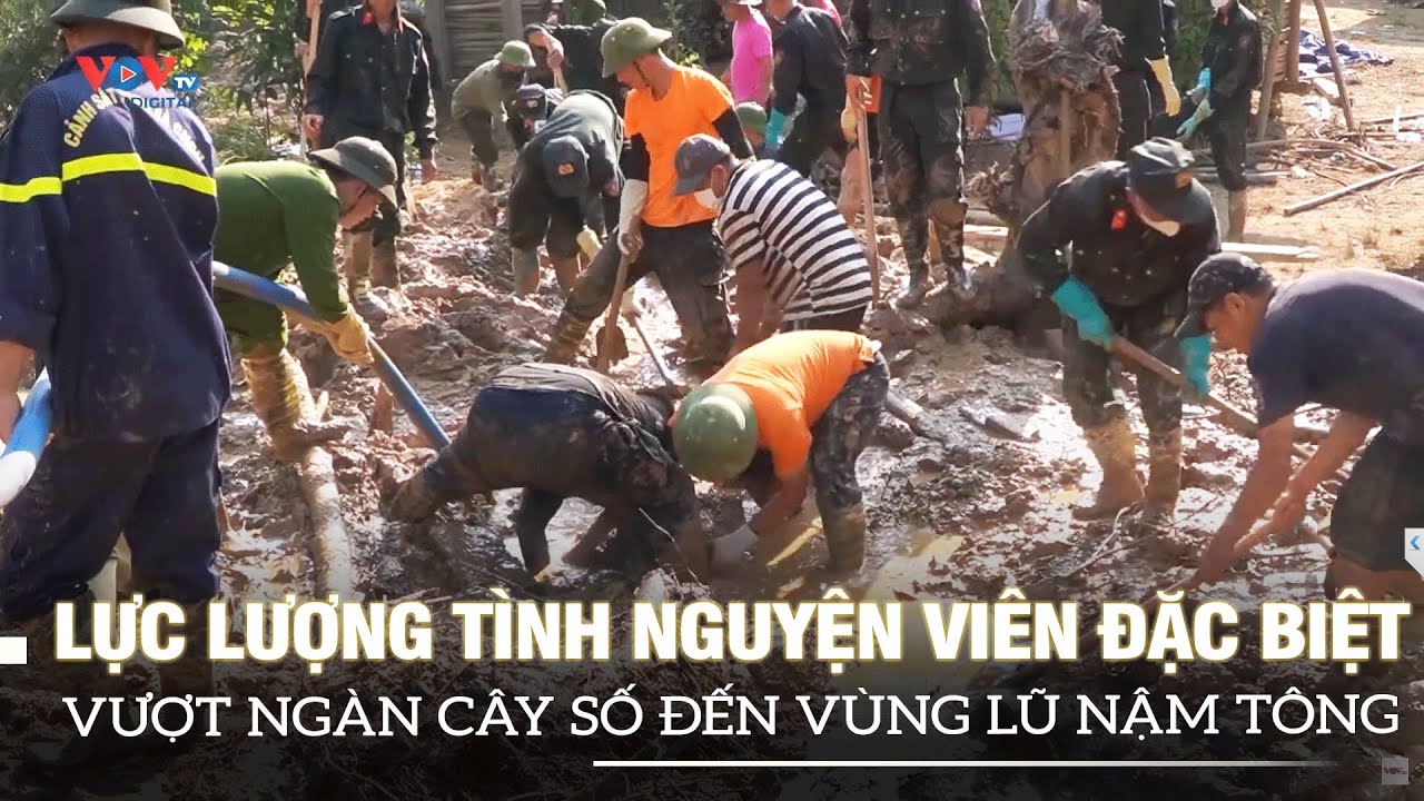 Lực lượng tình nguyện viên đặc biệt vượt ngàn cây số đến vùng lũ Nậm Tông (Lào Cai) | VOVTV