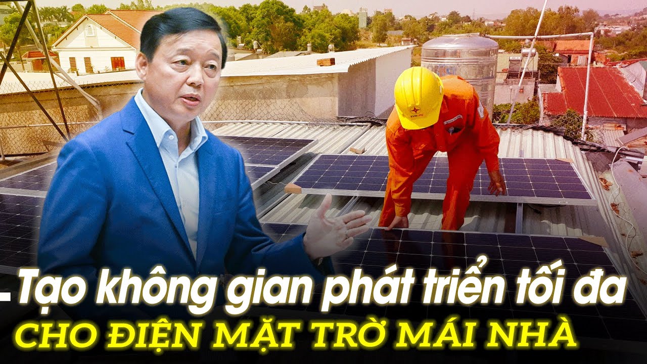 Tạo không gian phát triển tối đa cho điện mặt trời mái nhà | VOVTV