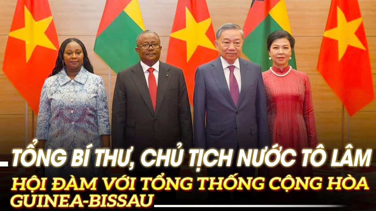 Tổng Bí thư, Chủ tịch nước Tô Lâm hội đàm với Tổng thống Cộng hòa Guinea-Bissau | VOVTV