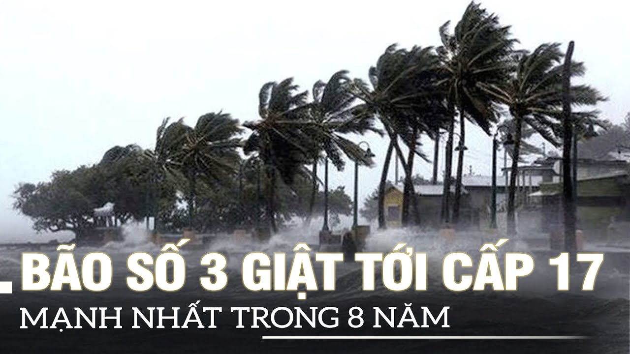 Bão số 3 giật tới cấp 17, mạnh nhất trong 8 năm, Thủ tướng ra Công điện ứng phó | VOVTV