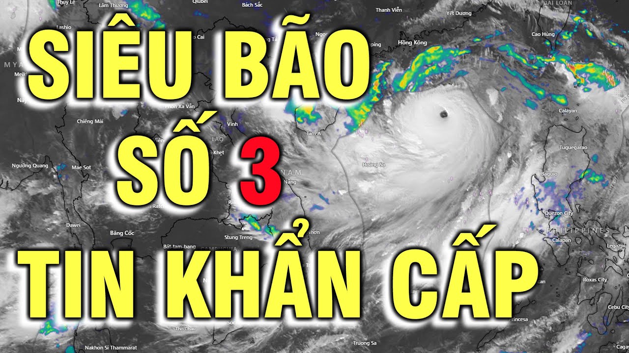 🌀 Siêu Bão YAGI, Bão Số 3 | Cập nhật mới nhất về đường đi của Bão