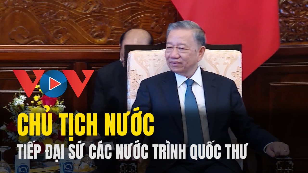 Chủ tịch nước Tô Lâm tiếp Đại sứ các nước trình Quốc thư