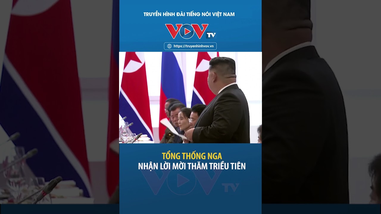 Tổng thống Nga Vladimir Putin nhận lời mời thăm Triều Tiên #shorts