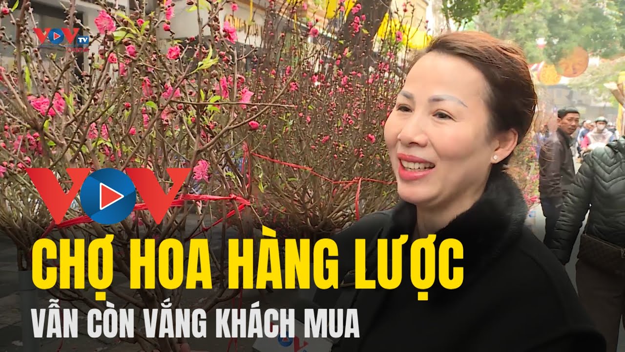 Chợ hoa nổi tiếng Hàng Lược vẫn còn vắng khách mua