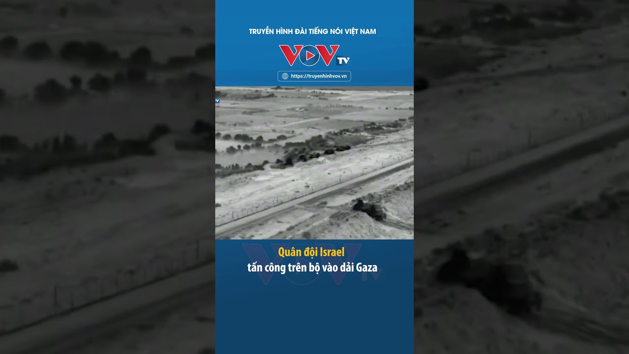 Quân đội Israel tấn công trên bộ vào dải Gaza #shorts