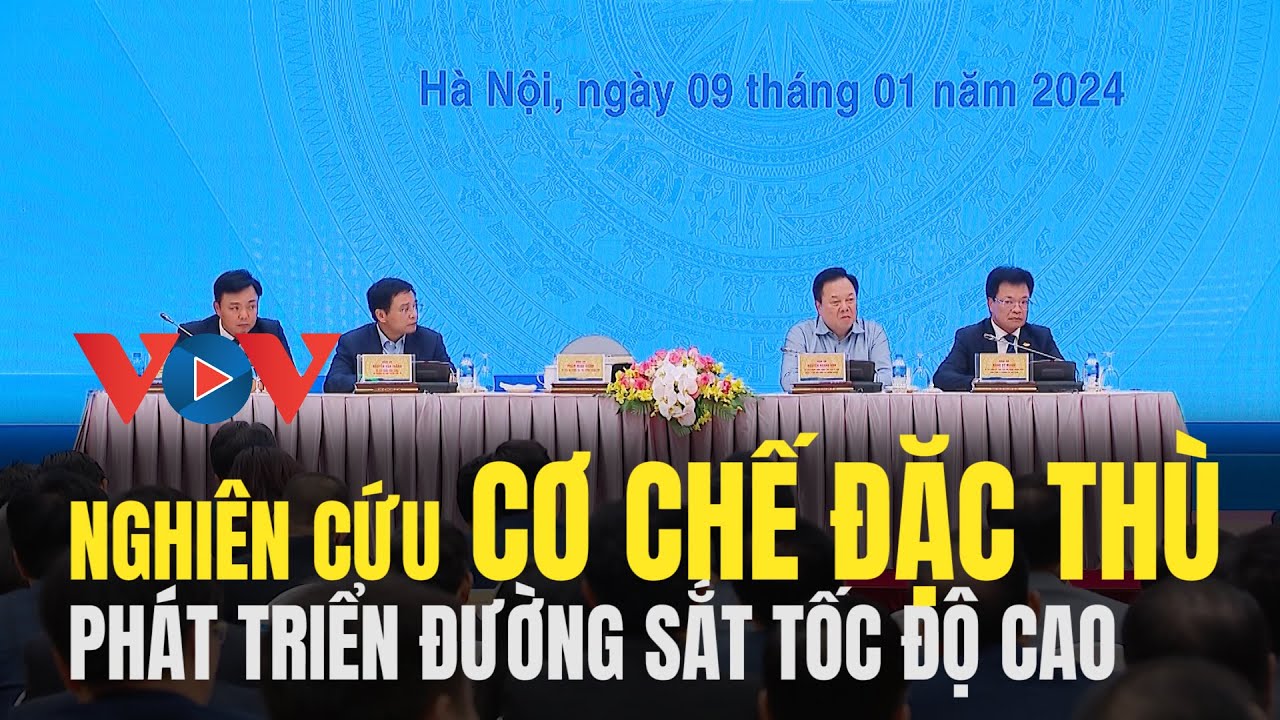 Thủ tướng yêu cầu nghiên cứu cơ chế chính sách đặc thù đặc biệt về phát triển đường sắt tốc độ cao