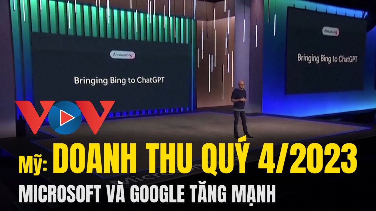 Doanh thu quý 4/2023 của Microsoft và Google tăng mạnh, Microsoft tăng vượt dự đoán