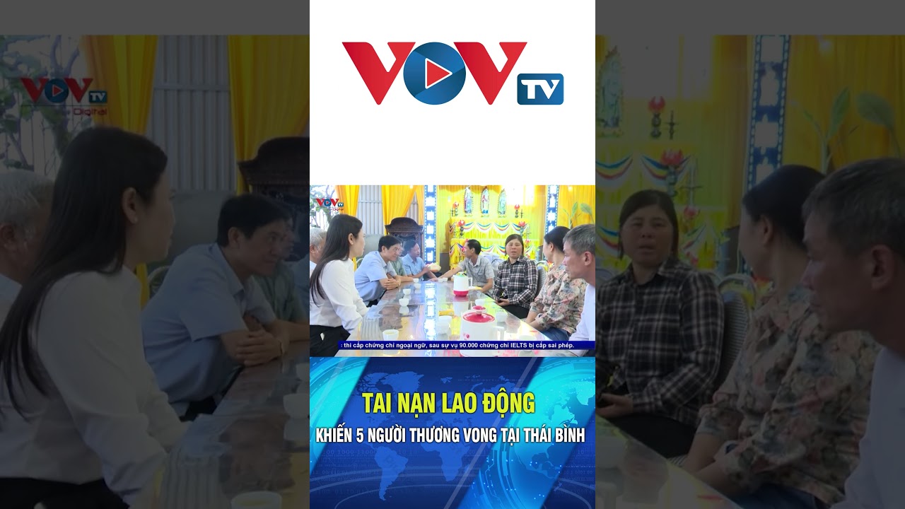 Tai nạn lao động khiến 5 người thương vong tại Thái Bình