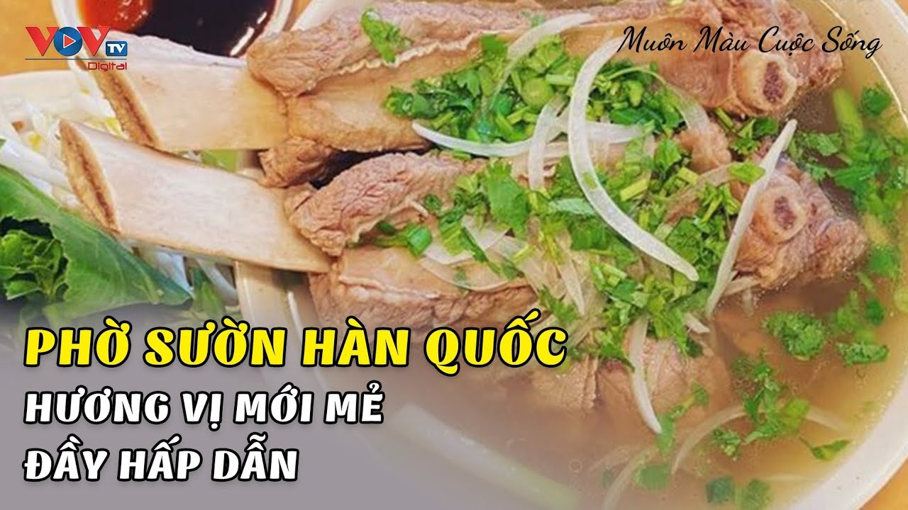 Phờ sườn Hàn Quốc - Hương Vị Mới Mẻ Đầy Hấp Dẫn | Muôn Màu Cuộc Sống | VOVTV Travel