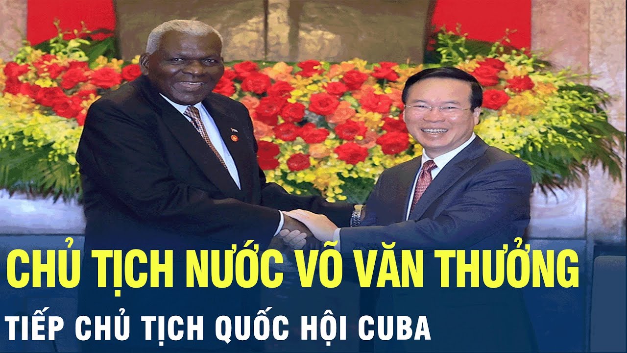 Chủ tịch nước Võ Văn Thưởng tiếp Chủ tịch Quốc hội Cuba | VOV