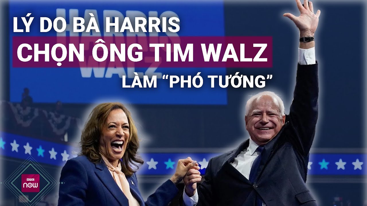 Tiết lộ lý do bà Kamala Harris chọn ông Tim Walz làm "phó tướng" | VTC Now