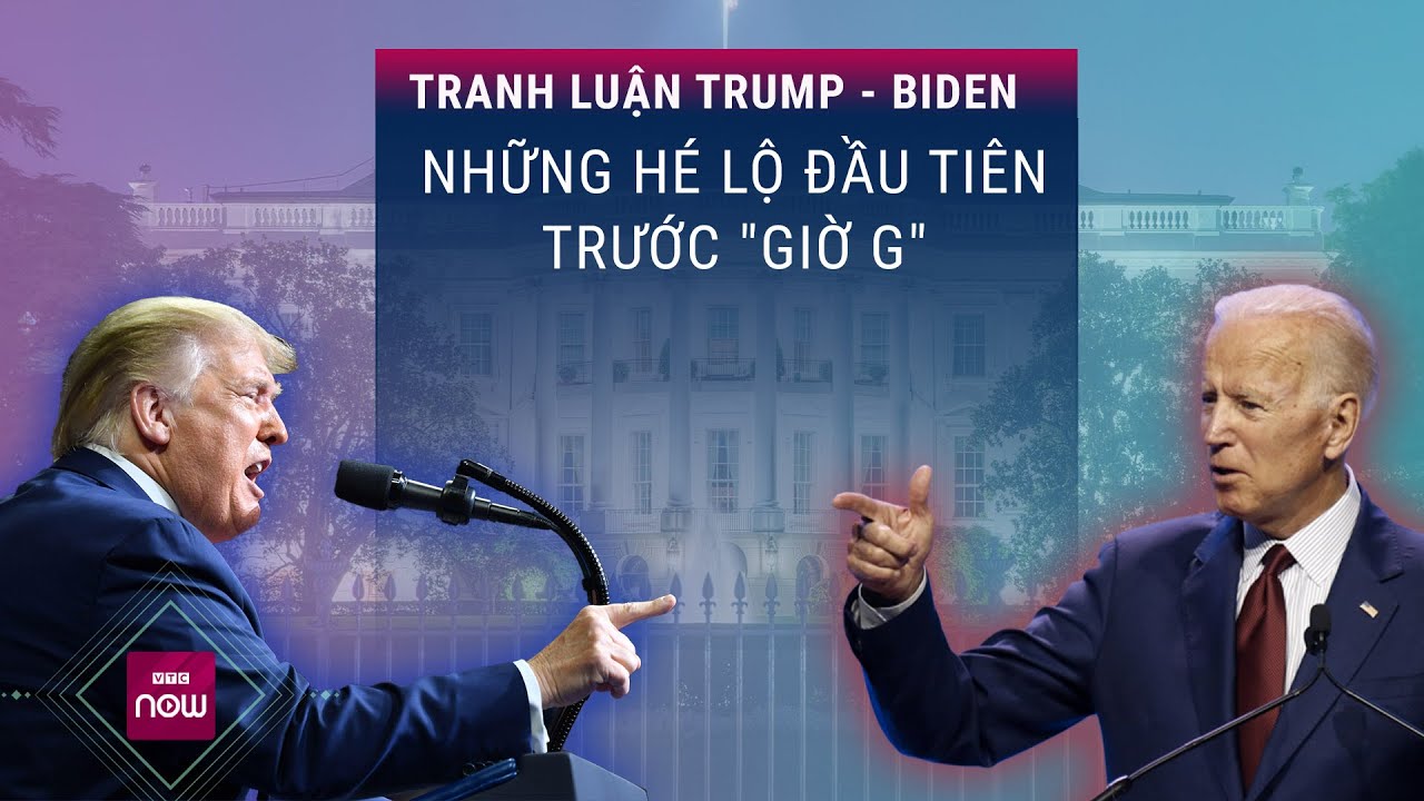 Tranh luận Trump - Biden: Những hé lộ đầu tiên trước "giờ G" | VTC Now