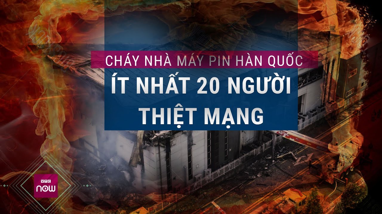 Cháy nhà máy Hàn Quốc: Nhiều túi thi thể được đưa khỏi hiện trường, có người nước ngoài? | VTC Now