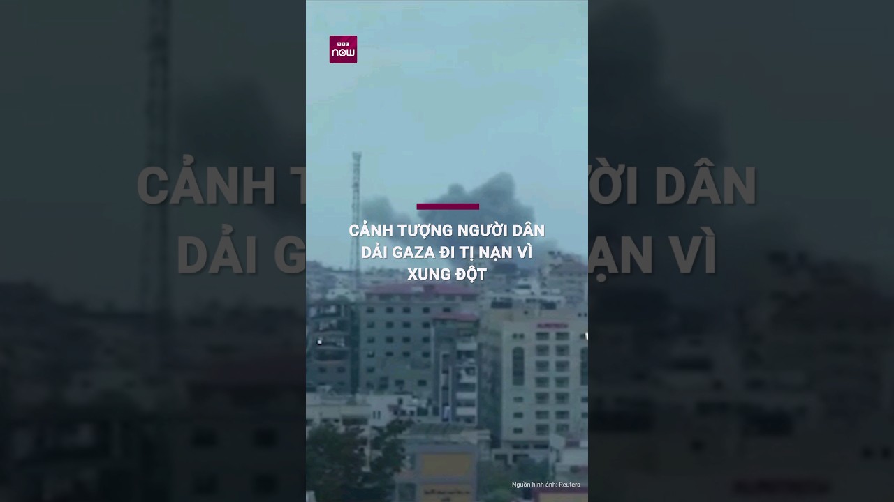 Cận cảnh người dân Dải Gaza rời bỏ nhà cửa để đi tị nạn | VTC Now