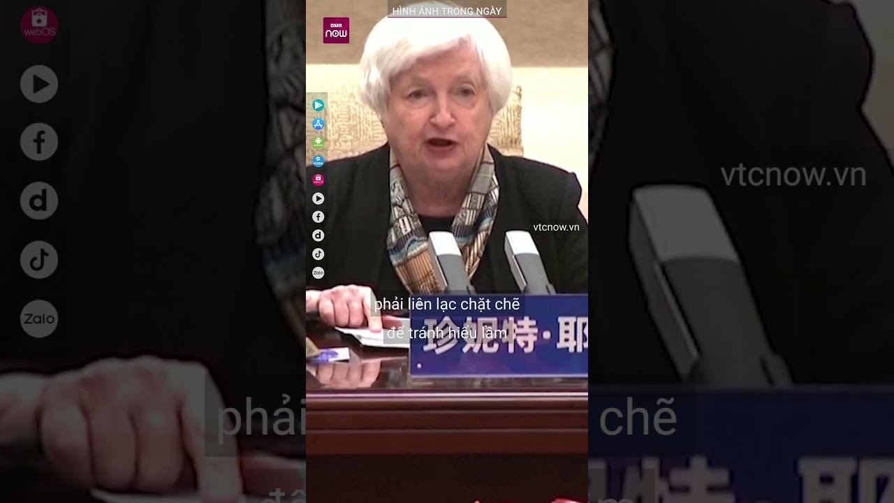 Bộ trưởng Mỹ Janet Yellen gặp Phó Thủ tướng Trung Quốc Hà Lập Phong | VTC Now