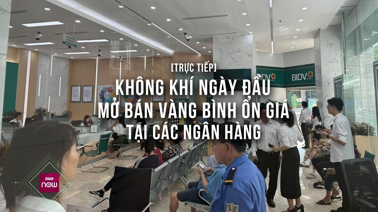 Nóng: Ngày đầu mở bán, 4 ngân hàng niêm yết giá vàng SJC mức 79,98 triệu đồng/lượng | VTC Now