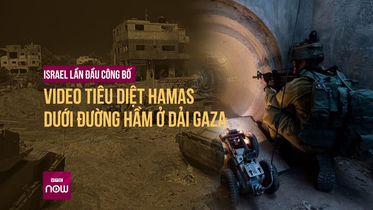 Israel tung video diệt "gọn" tay súng Hamas dưới đường hầm ở Gaza | Tin nóng trong ngày | VTC Now