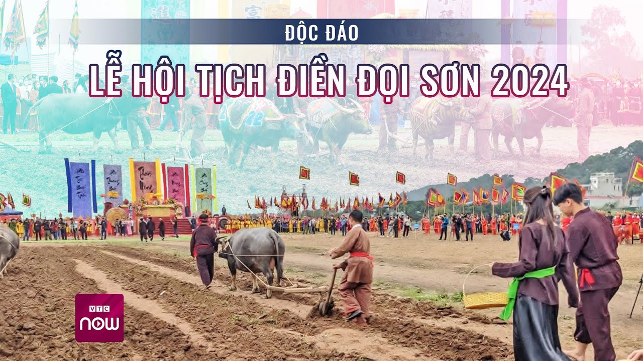 Lễ Tịch Điền Đọi Sơn 2024: Lão nông đóng giả vua, mặc long bào đi cày | VTC Now