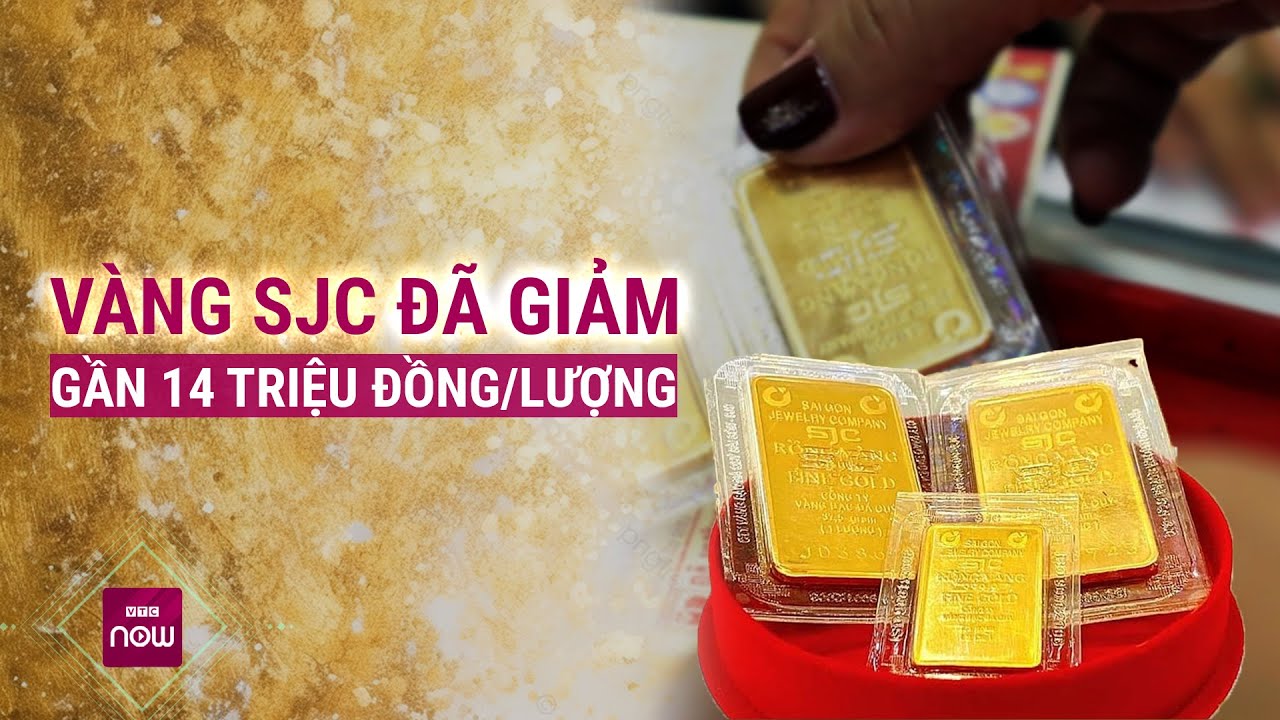 Vàng miếng SJC giảm sốc gần 14 triệu đồng/lượng trong tháng 6 sau nỗ lực "bình ổn giá" | VTC Now