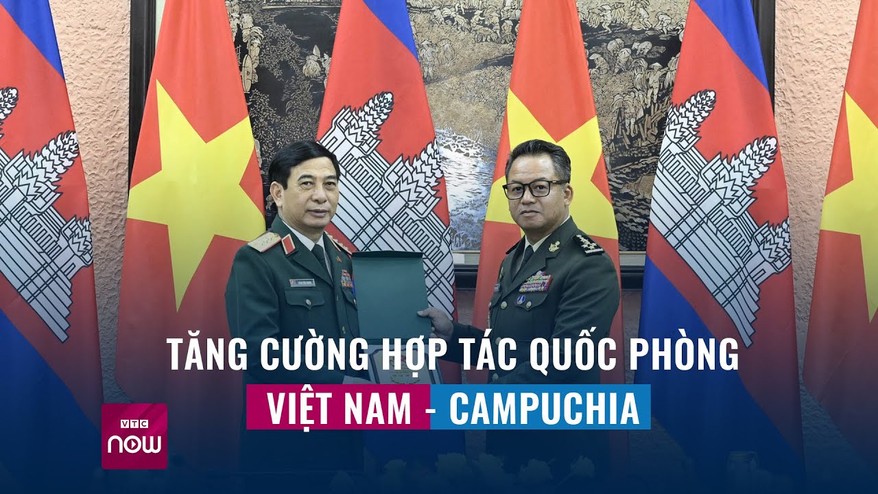 Đại tướng Phan Văn Giang tiếp đón Bộ trưởng Bộ Quốc phòng Campuchia | VTC Now