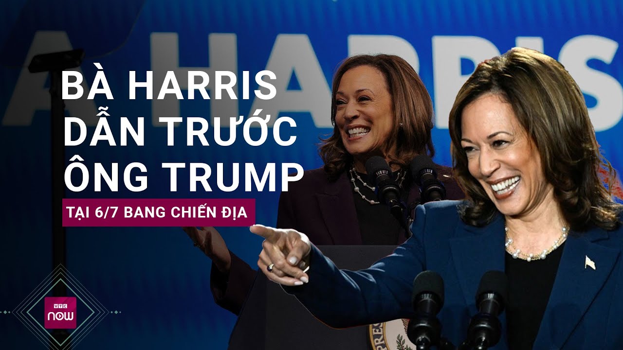 Bà Harris vượt lên dẫn trước ông Trump tại 6/7 bang chiến địa, đạt tỉ lệ ủng hộ cao kỷ lục | VTC Now