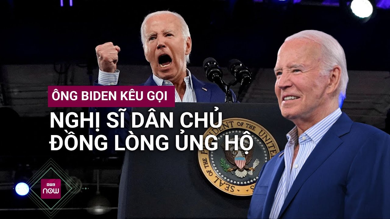 Tống thống Mỹ Joe Biden kêu gọi nghị sĩ Dân chủ đồng lòng ủng hộ trước nguy cơ bị thay thế | VTC Now