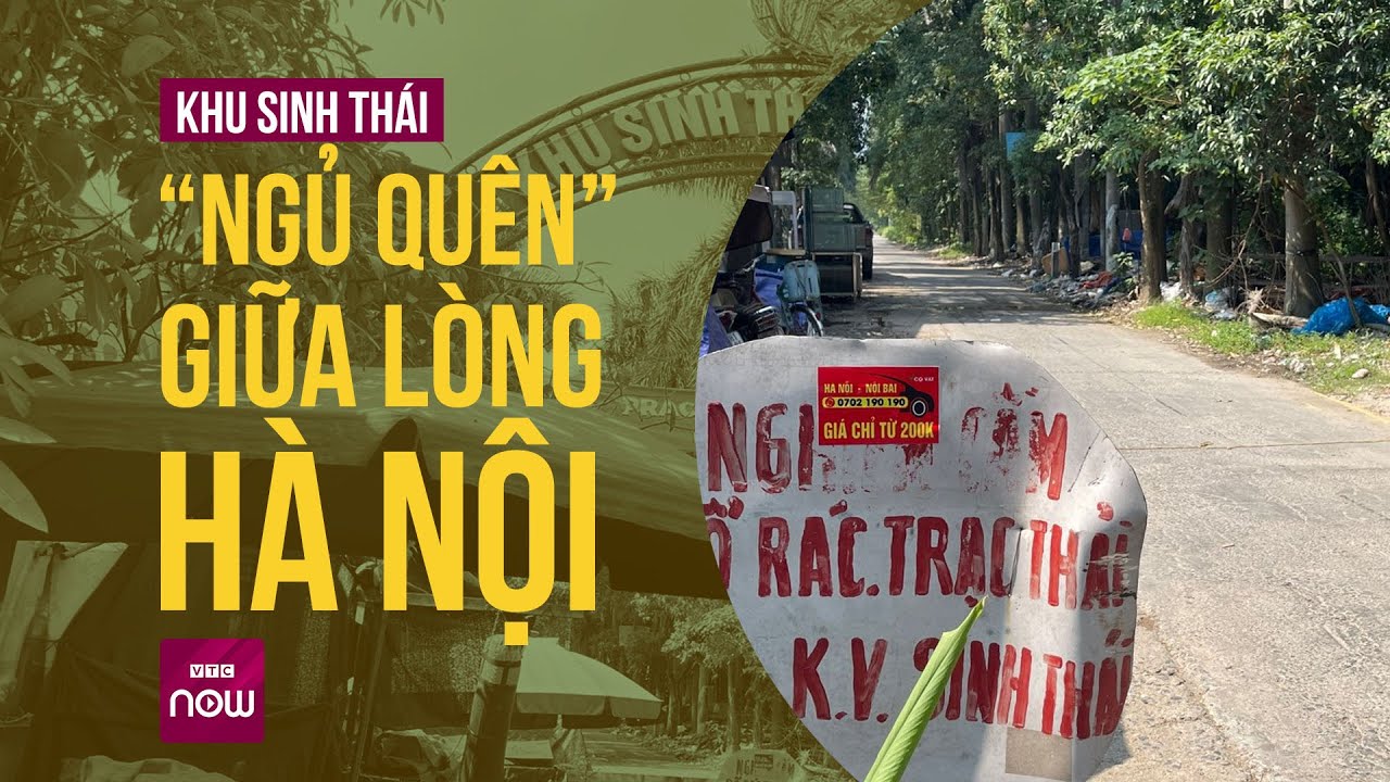 Khung cảnh nhếch nhác tại khu sinh thái “ngủ quên” giữa lòng Hà Nội | VTC Now