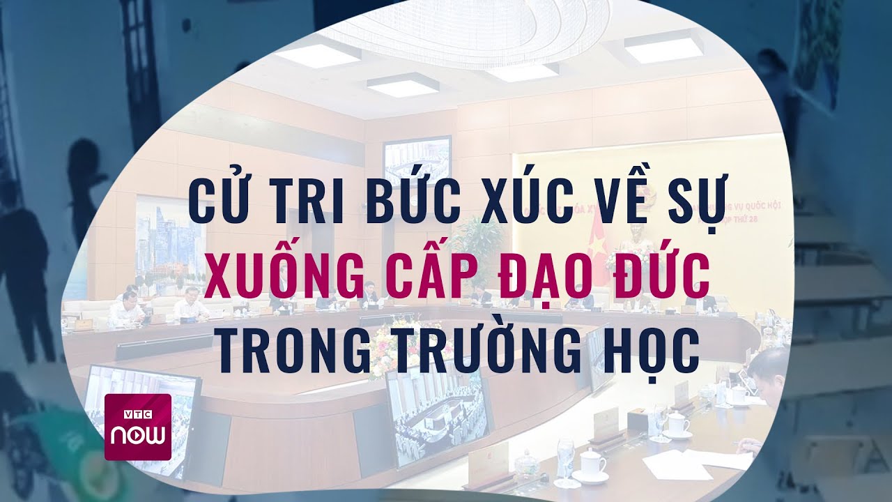 Cử tri bức xúc về sự xuống cấp đạo đức trong trường học | VTC Now