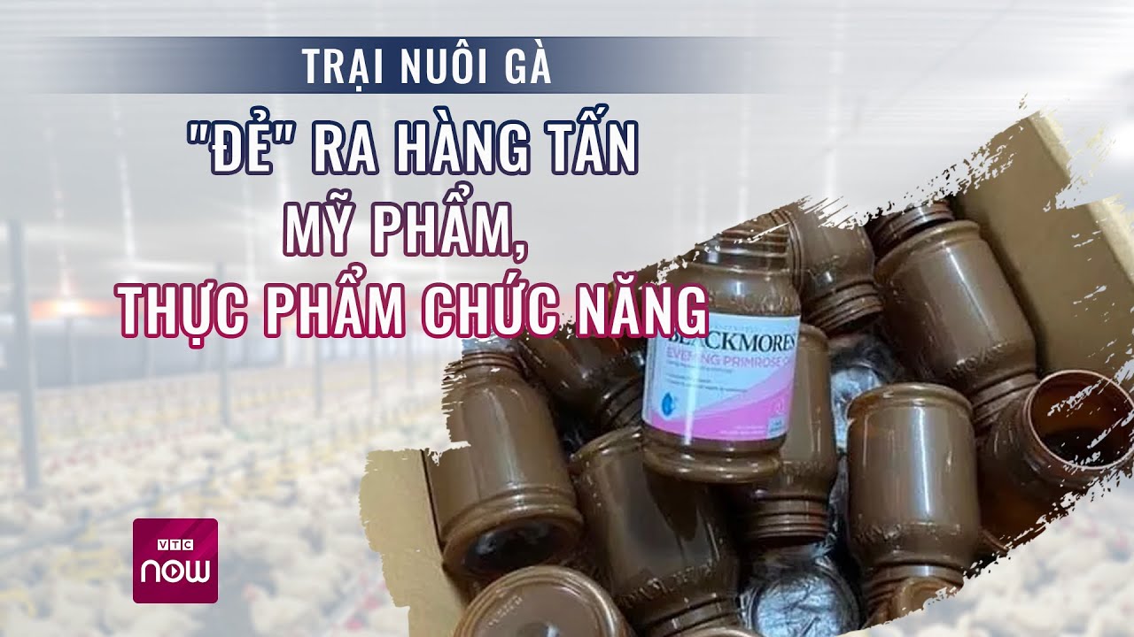 Trại nuôi gà "đẻ" ra hàng tấn mỹ phẩm, thực phẩm chức năng | Tin nóng trong ngày | VTC Now