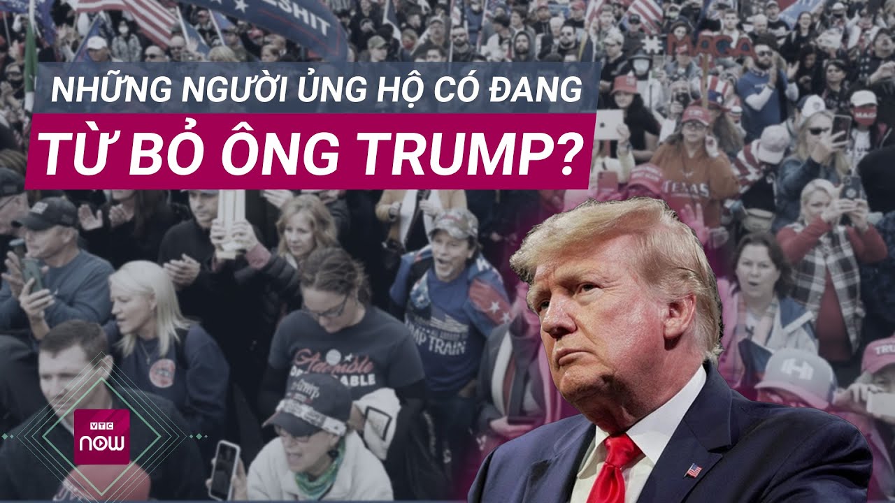 "Bội thu" tiền gây quỹ tranh cử nhưng tỷ lệ ủng hộ ông Trump lại sụt giảm sau phán quyết "có tội"