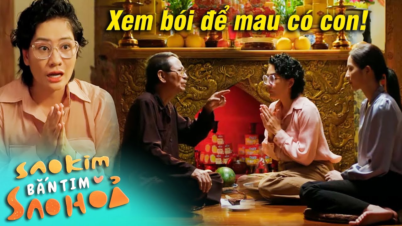 Sao Kim bắn tim Sao Hoả | ĐỘC LẠ chị chồng xúi em dâu ĐI XEM BÓI để NHANH CÓ EM BÉ | VTV Go