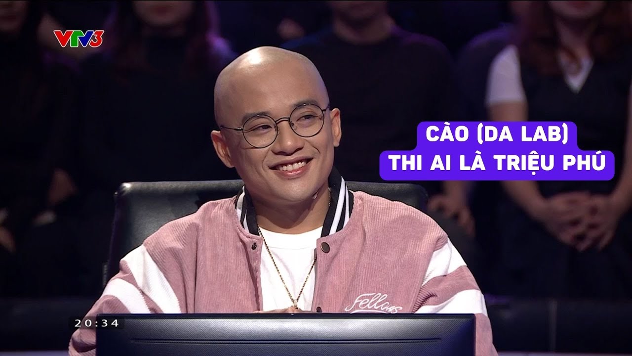 Rapper Cào (Da LAB) xông đất Ai là triệu phú năm mới với giải thưởng khủng