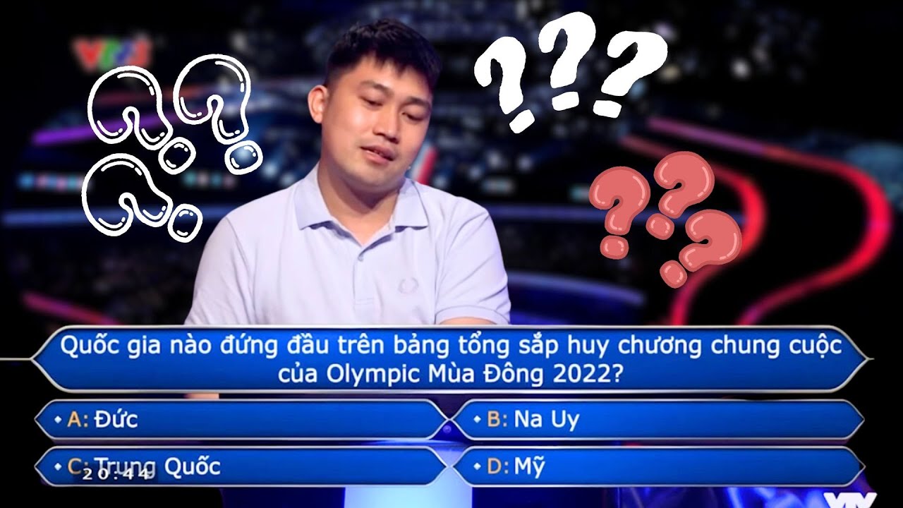 AI LÀ TRIỆU PHÚ | Quốc gia đứng đầu bảng tổng sắp huy chương Olympic Mùa đông 2022?