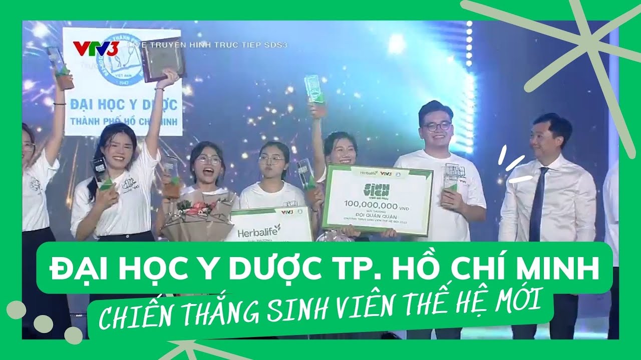 Đại học Y dược Thành phố Hồ Chí Minh chiến thắng Sinh viên thế hệ mới mùa đầu tiên