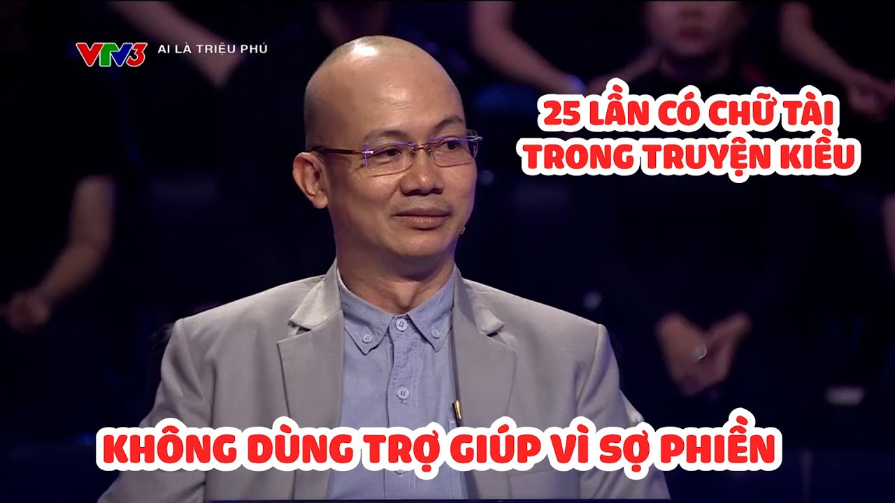 Người đàn ông tên Tài bước ra từ Truyện Kiều, chơi Ai là triệu phú với phong cách lạ lùng