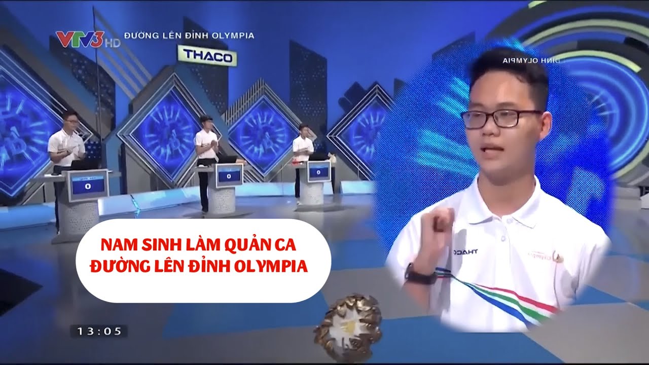 Nam sinh TP.HCM lên Olympia làm quản ca để cả trường quay hát "Nối vòng tay lớn"