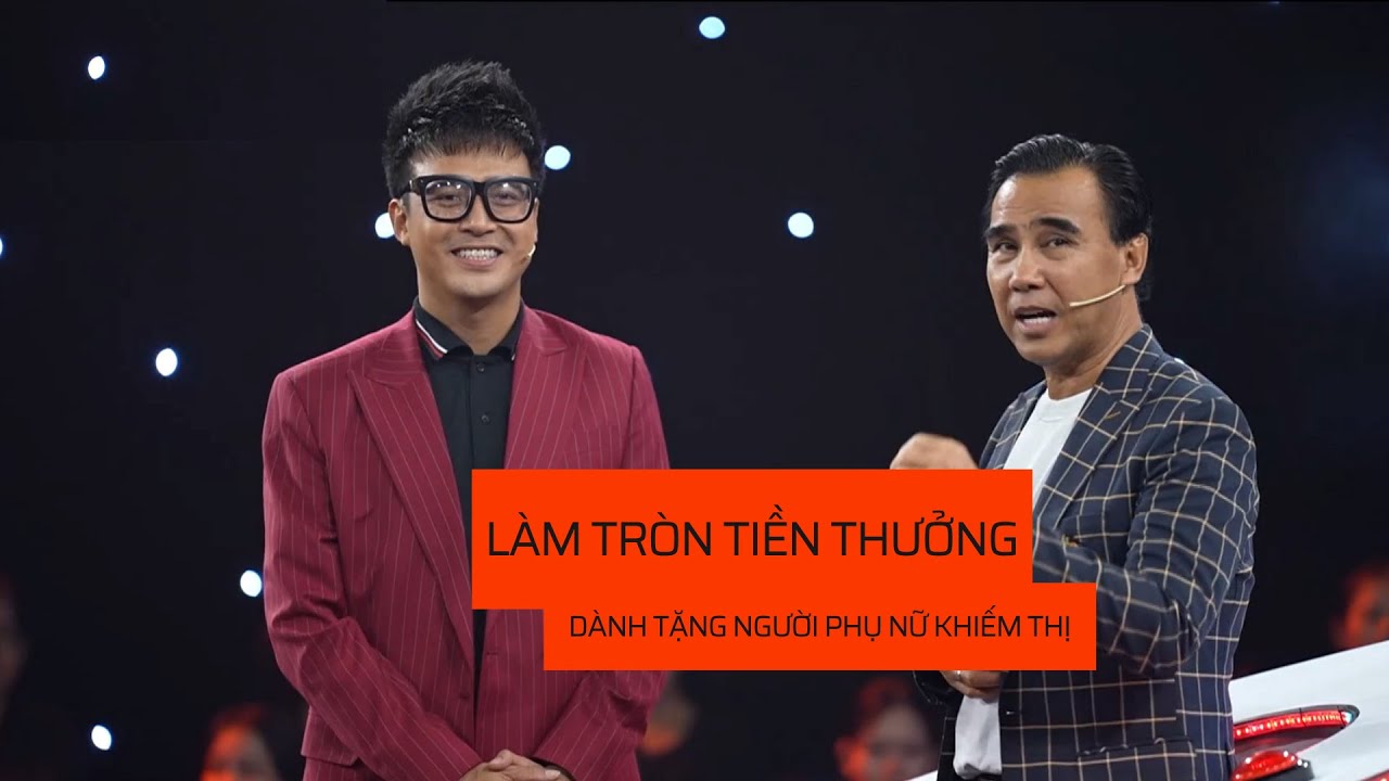 Diễn viên Thanh Duy, làm tròn số tiền thưởng để tặng cho người phụ nữ khiếm thị | Vì bạn xứng đáng