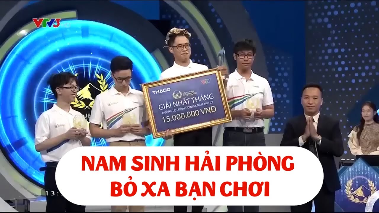 Nam sinh Hải Phòng về đích chớp nhoáng, bỏ xa bạn chơi để giành vòng nguyệt quế