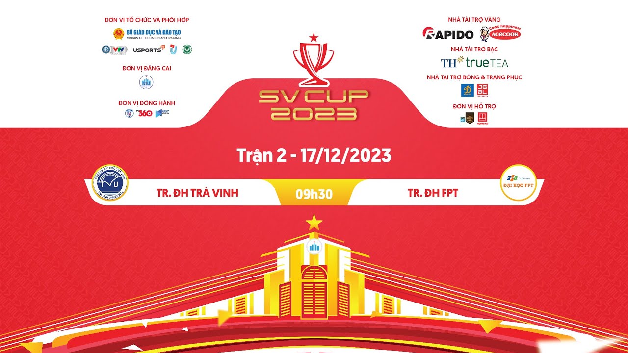 TRỰC TIẾP | Tr. ĐH Trà Vinh - Tr. ĐH FPT | Vòng bảng Chung kết SV Cup 2023